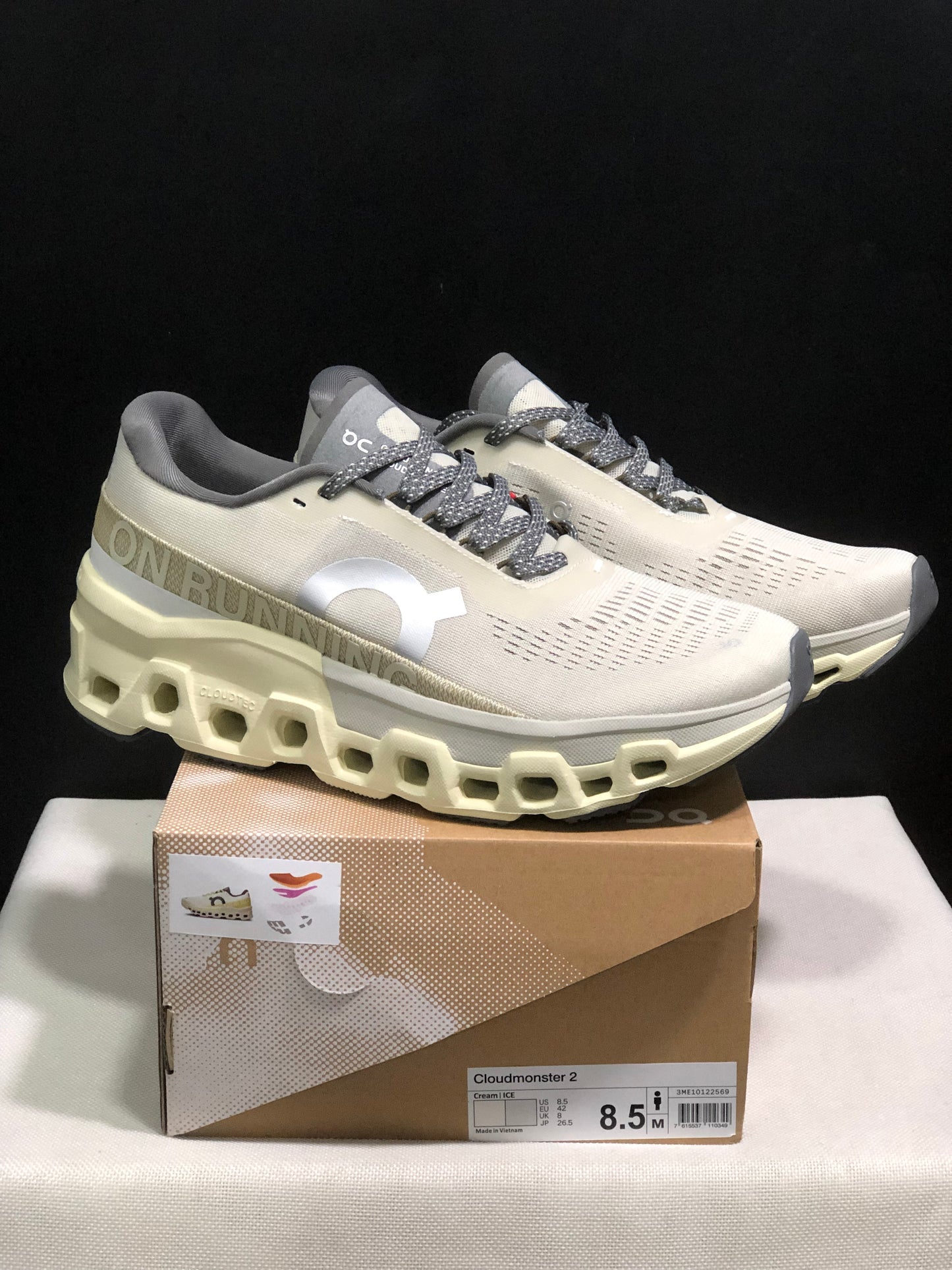 On Running Cloundmonster 2 Crème Ice