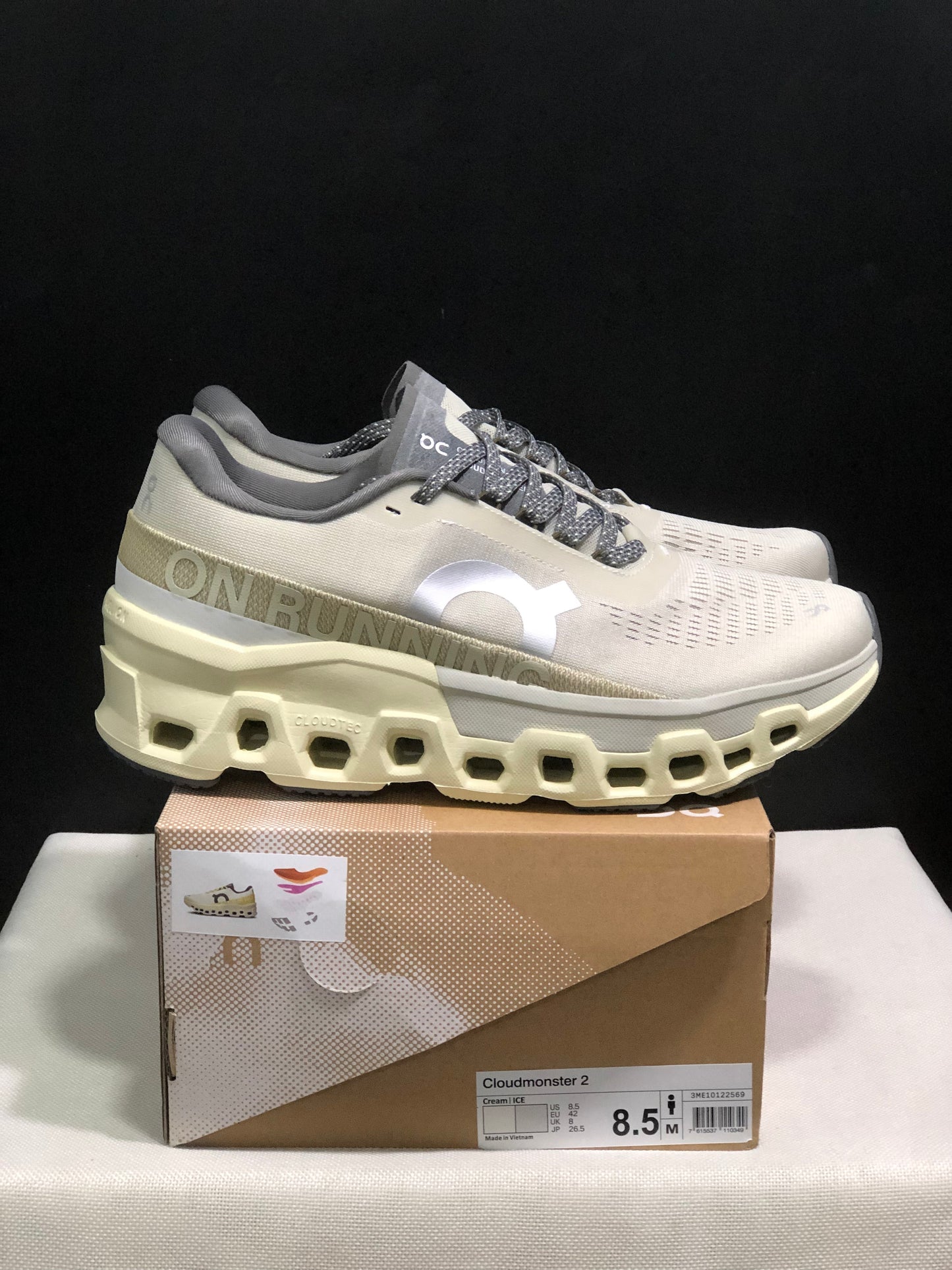 On Running Cloundmonster 2 Crème Ice